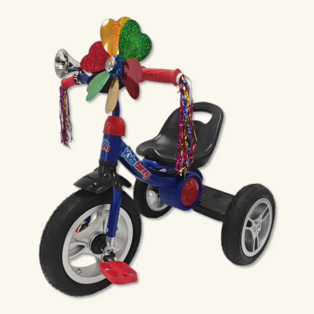 Triciclo Clásico 'Chavito' con Ruedas de Goma y Kit de Regalo