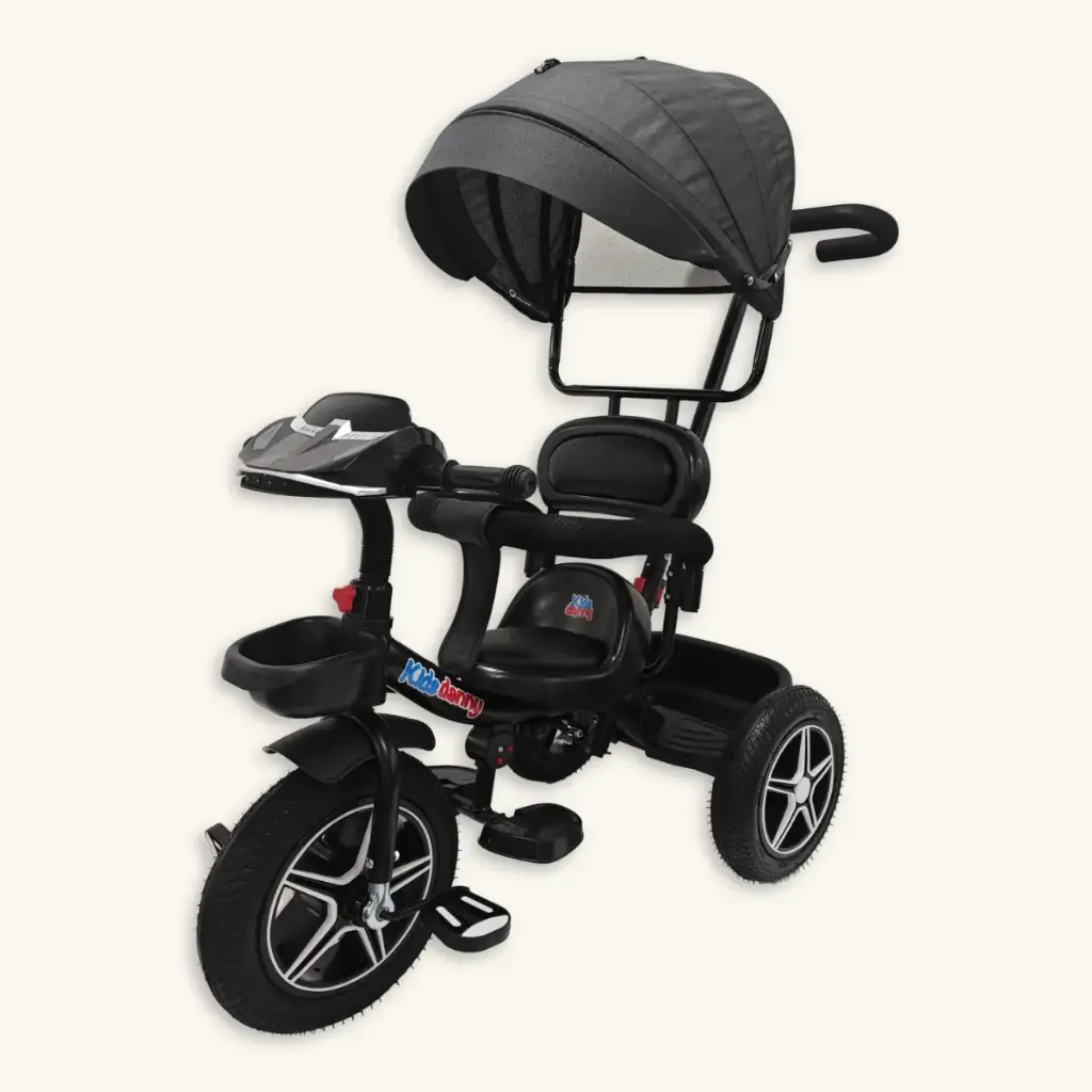 Triciclo Guiador Bebé Musical Bluetooth Ruedas Goma