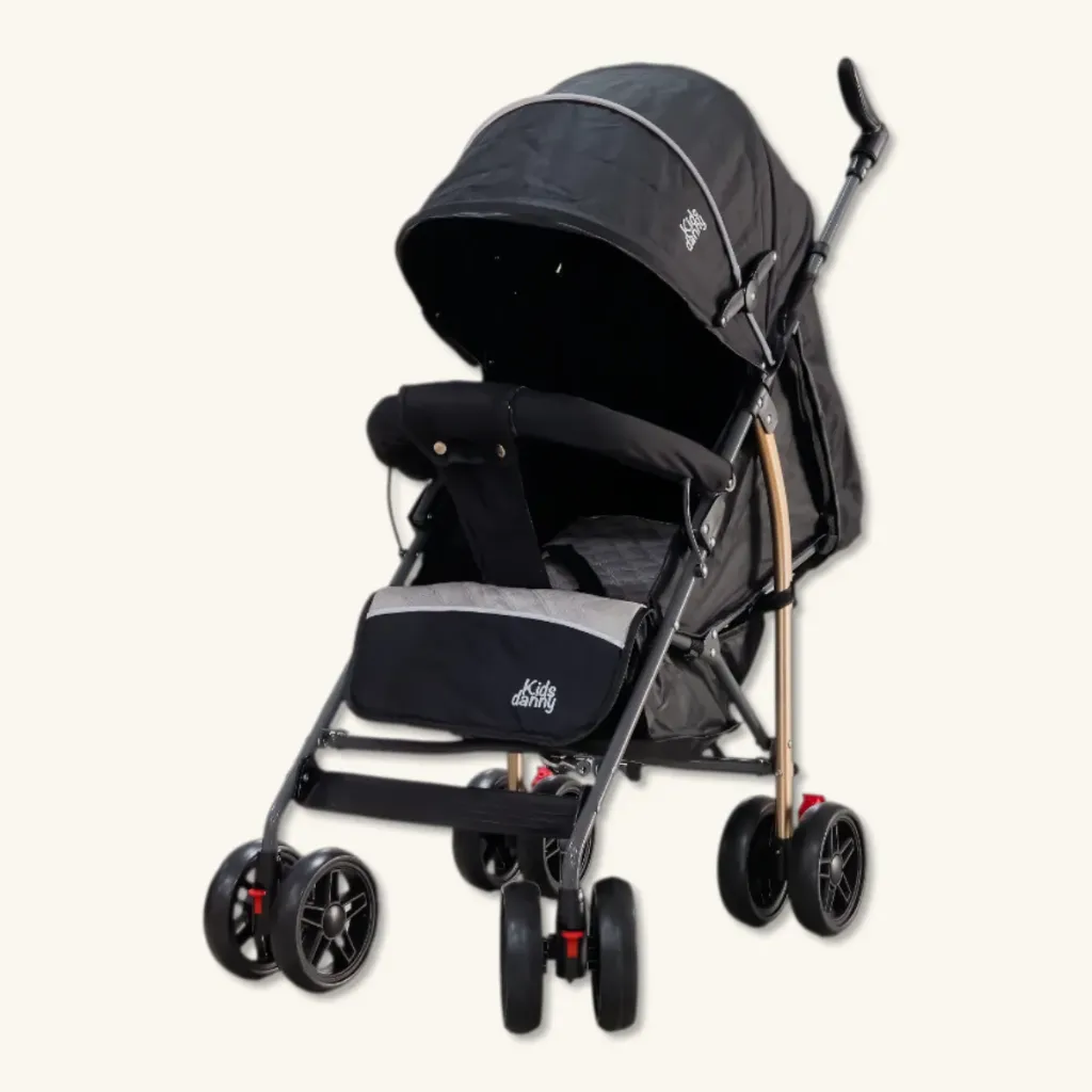 Coche Bastón Ultraligero Reforzado Reclinable 'City Prime' (Negro)