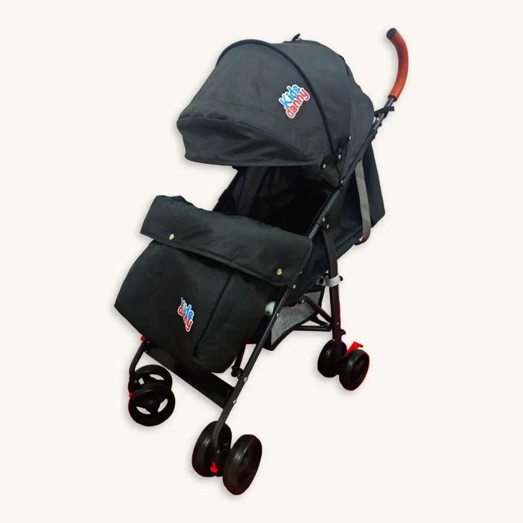 Coche Bastón 'City Go Pro' Reclinable y Full Equipado (Negro)
