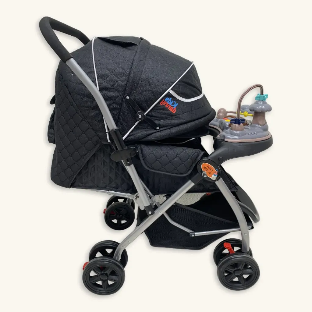 Coche Cuna 'Honguito' con Filtro UV y Bandeja Musical