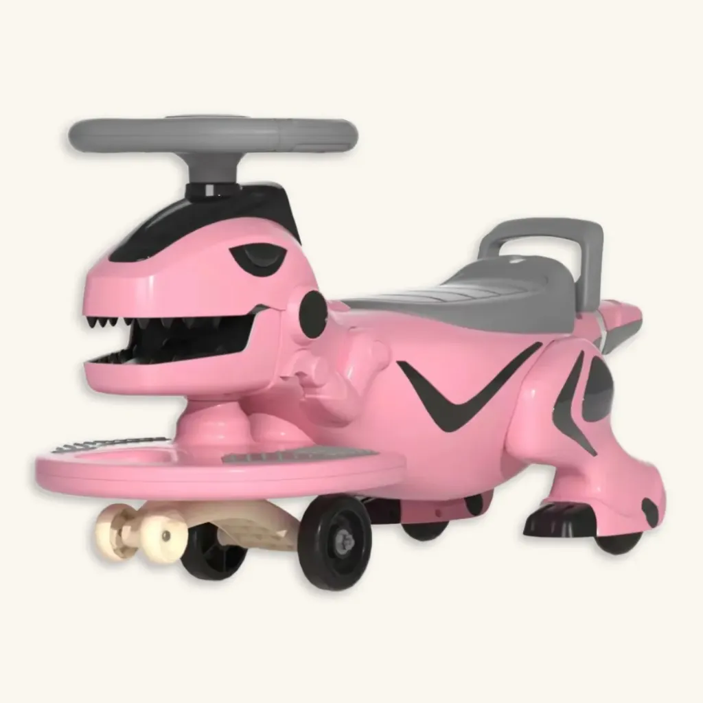 Rodador 'Dino-Rider' Musical con Bluetooth y Ruedas Luminosas