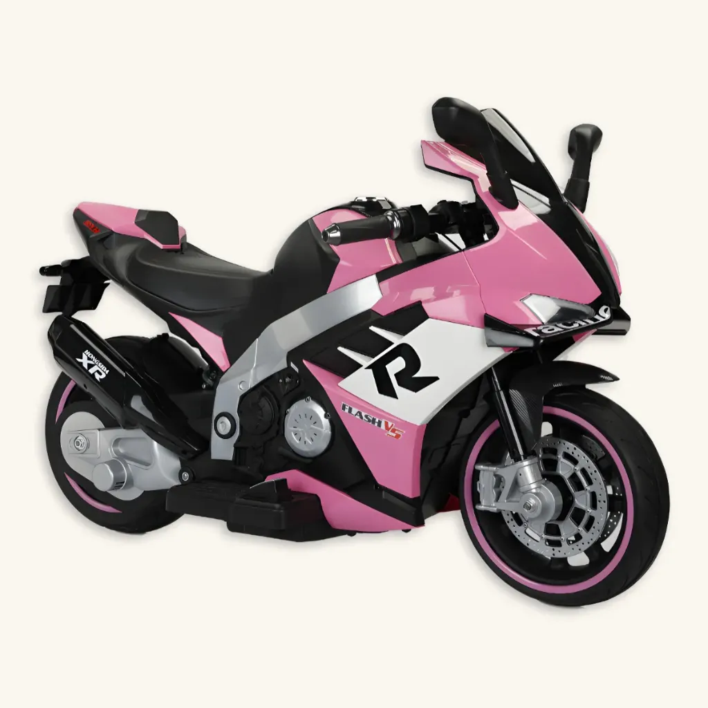 Moto Eléctrica 'Hyper-Ride' 12V Evolutiva con Suspensión