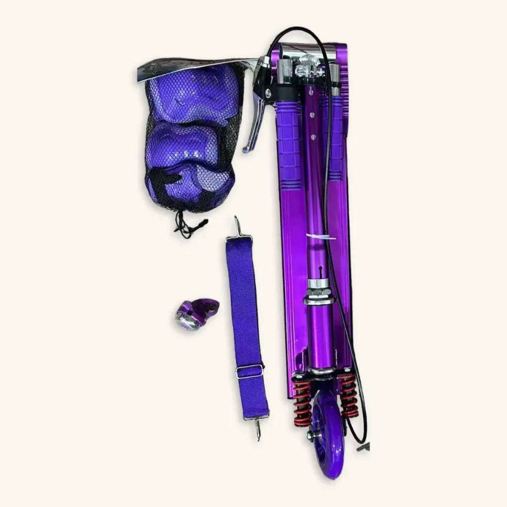 Scooter 'Pro-Rider' con Kit de Protección y Altura Ajustable