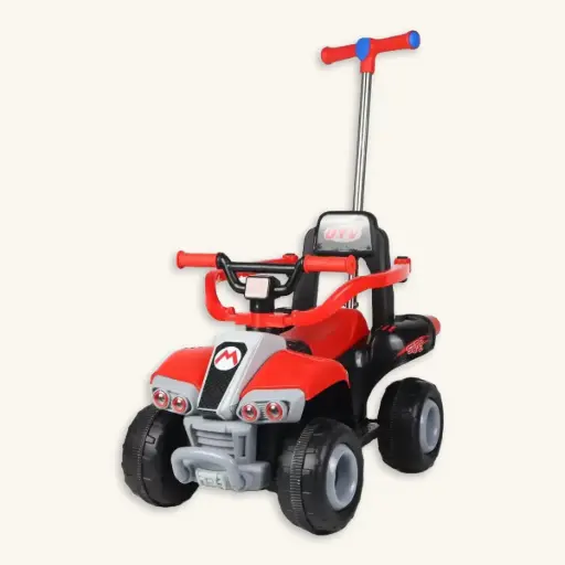 [618T] Correpasillos 'Go-Kart' con Guiador, Bluetooth y Ruedas de Goma