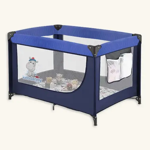 [P-01] Corral Cuna de Viaje 'Play & Dream' con Diseño Diamantado
