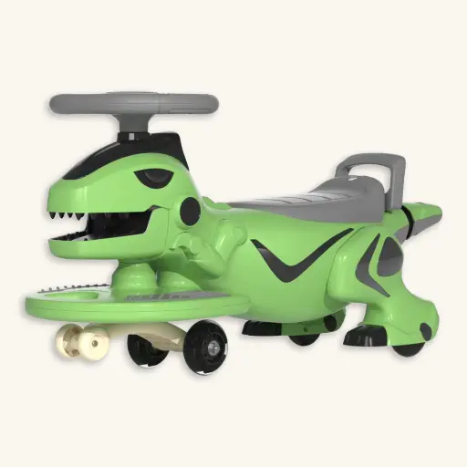 [SZ009] Rodador 'Dino-Rider' Musical con Bluetooth y Ruedas Luminosas