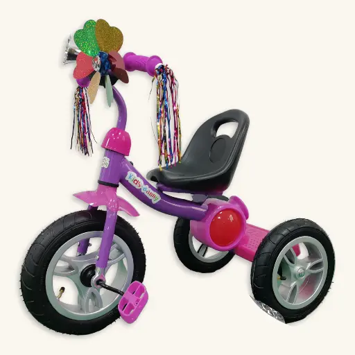 [HF513-M] Triciclo Chavito Musical Luminoso con Casco y Corneta